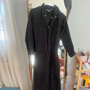 big bud press black long sleeve jumpsuit size xs